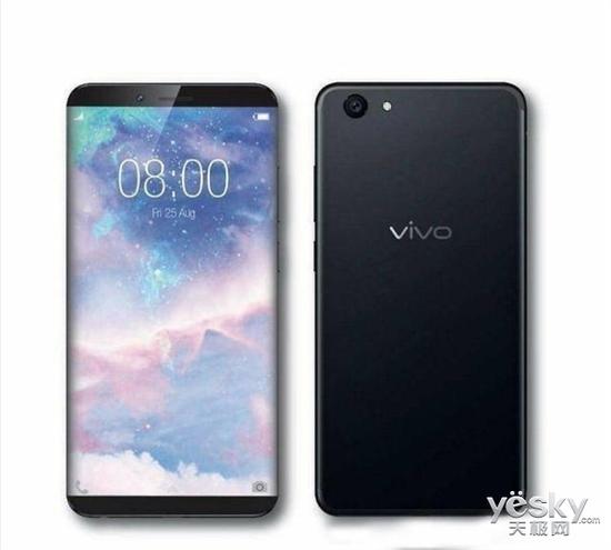 全面屏手机vivo X20曝光:支持DSP逆光拍摄