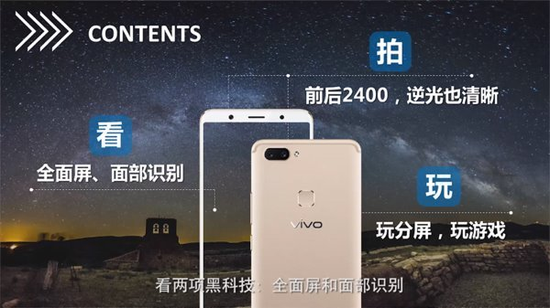 vivo全面屏手机X20细节曝光:主流设计支持面部