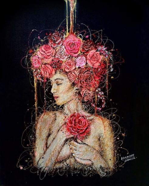 好看到炸裂!美女护士就地取材用针管作画