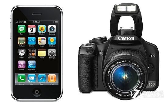 iphone 3G与EOS 450D，可以说开启了各自的普及化时代