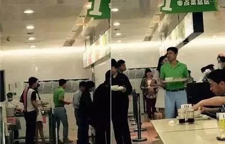 油条配什么好吃 李彦宏食堂排队取餐(图片来自百度)