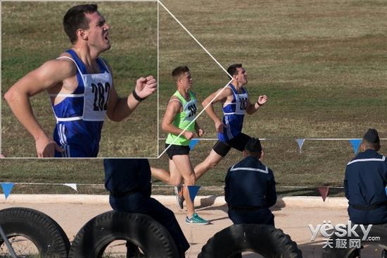 即使有前景干扰，依然牢牢锁定被摄主体