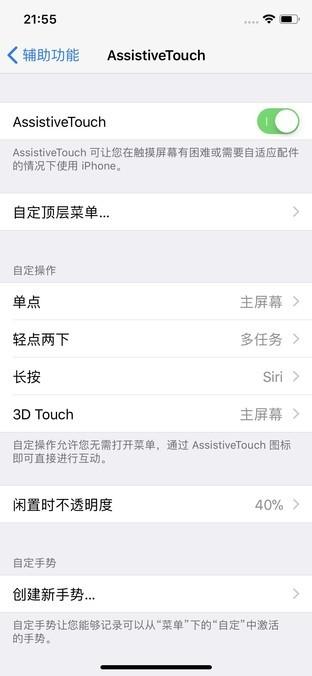 AssistiveTouch功能