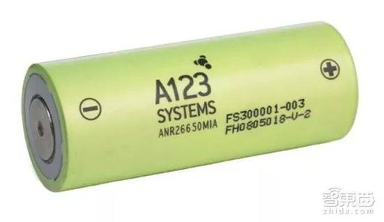 A123生产的电芯