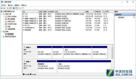 Windows自带的磁盘管理