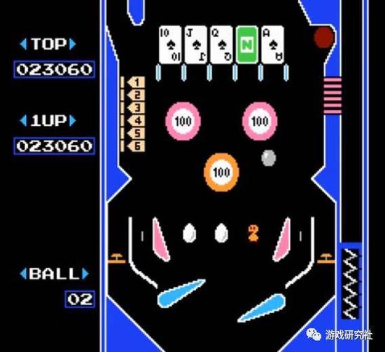 红白机游戏《Pinball》