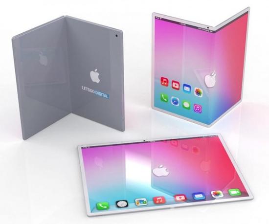 折叠屏iPad概念图（图片来源：bing）