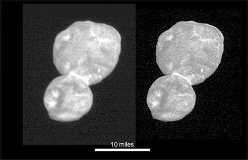 宇宙碰撞创造太空雪人 对研究行星形成有重要意义双星新视野行星