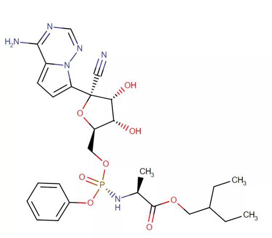 ▲Remdesivir 的分子式