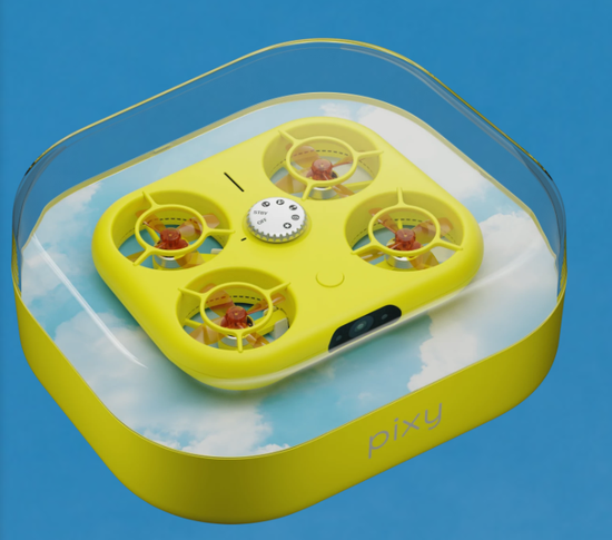 Pixy 无人机盒装（渲染图）    图片来源：Snap