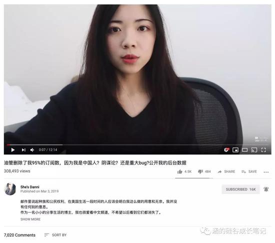 气 Youtube删了华人博主们95 的粉丝 多亏她才得救 创事记 新浪科技 新浪网