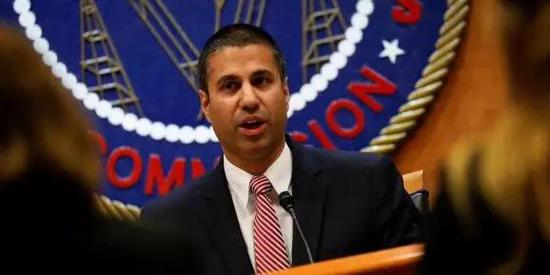  FCC主席Ajit Pai,图片来自网络