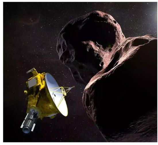 图 | “新视野号”飞掠 Ultima Thule(来源:NASA)