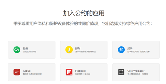 加入綠色應用公約的App寥寥無幾