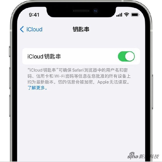“钥匙串”是之前苹果给出的解决方案