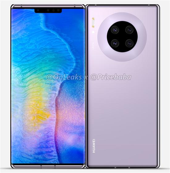 金立mate30pro参数,mate30pro参数 华为mate30pro超高清渲染图出炉