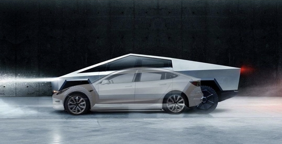 Model3与Cybertruck尺寸对比