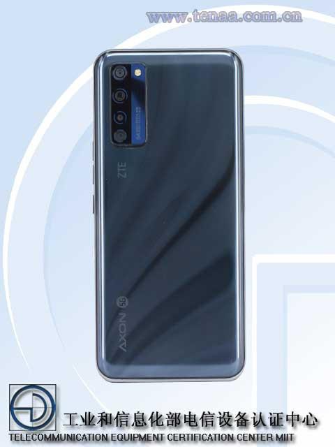 首款屏下前摄手机中兴A20 5G疑似入网:正面无开孔