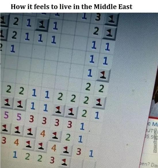 “在中东地区生活的感觉”