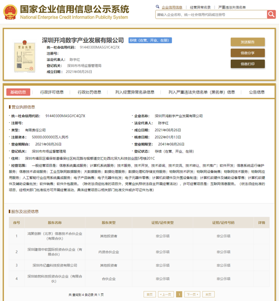 ▲国家企业信用信息公示系统相关信息