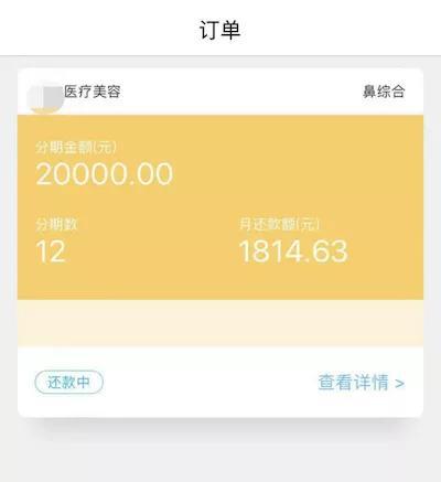 何琳在“任助手”办理的贷款