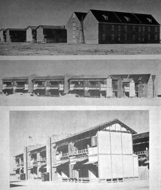 德日小镇的建筑 图片来源：national defense research committee