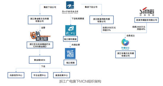 截自《浙江广电：构建广电MCN的多元运营模式》