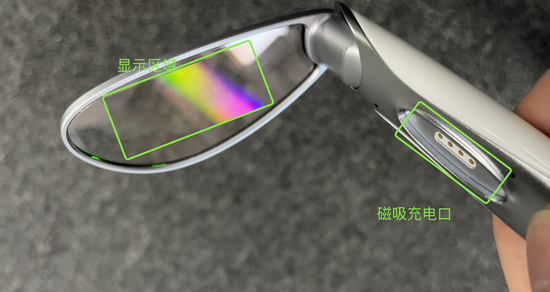 ▲OPPO Air Glass采用衍射光波导方案