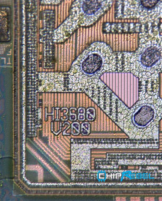 一个角落里可以看到标记HI3680 V200