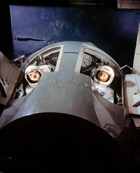 1960年代，“双子星”计划期间NASA的训练用模拟器