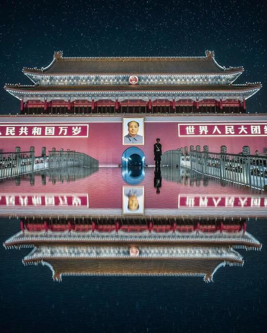 倒影北京