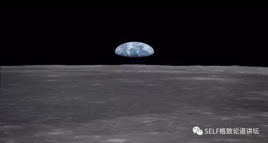 阿波罗11号1969年拍摄于月球，38万公里