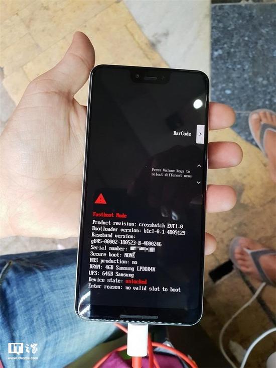 谷歌Pixel 3/XL真机曝光：搭载4GB LPDDR4X内存