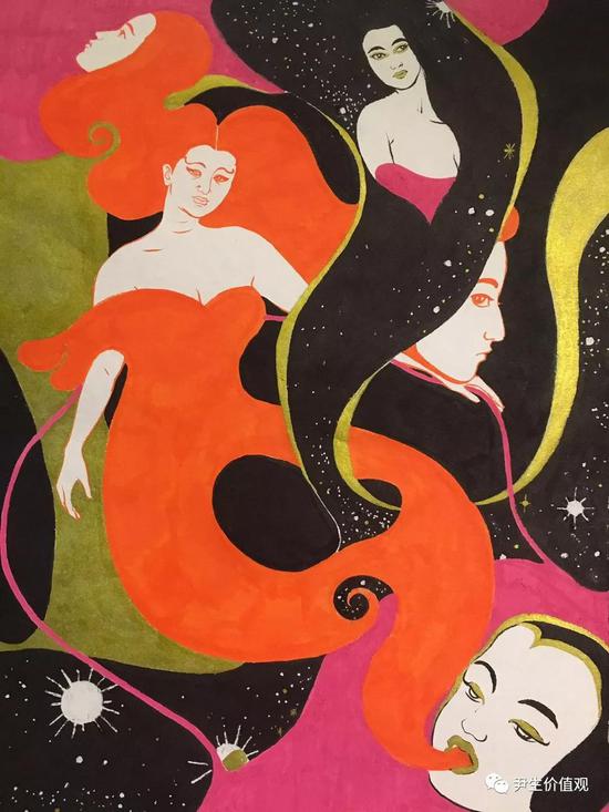 题图：多面性，马克笔作品，由画家徐徐授权尹生价值观独家使用。