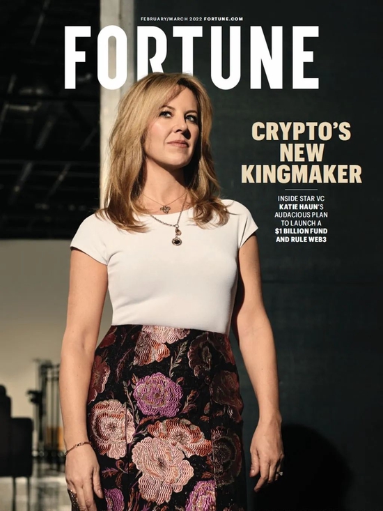 加密新造物主Katie Haun管理着A16Z新成立的22亿美元的加密基金