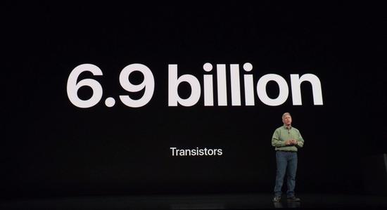 苹果A12拥有69亿个