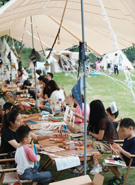 路隐那森自然营地活动现场 / 受访者供图