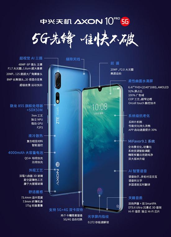 中兴天机Axon 10 Pro 5G