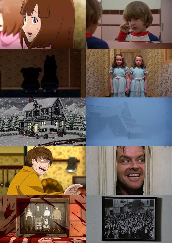 POP子中对《闪灵》的恶搞桥段