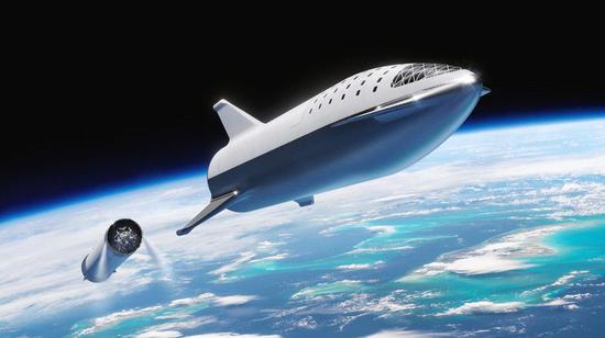 SpaceX计划在2021年进行第一次商业任务的“星际飞船”（图片来源：CNMO）