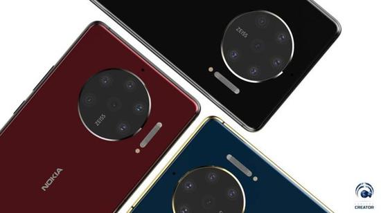 诺基亚10 Pureview(图源:Concept Creator)