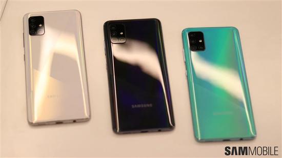 三星发布Galaxy A71、A51中端新机:打孔屏+L形四摄