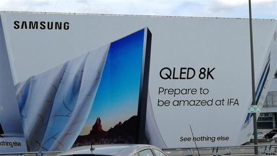 三星预告新款8K QLED电视将在IFA发布：无边框设计