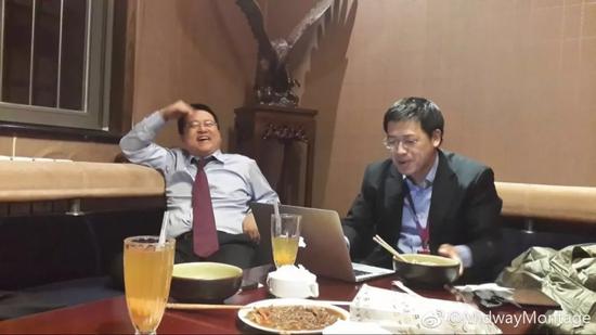 ▲林宇(左)和史文勇(右)当年合照。