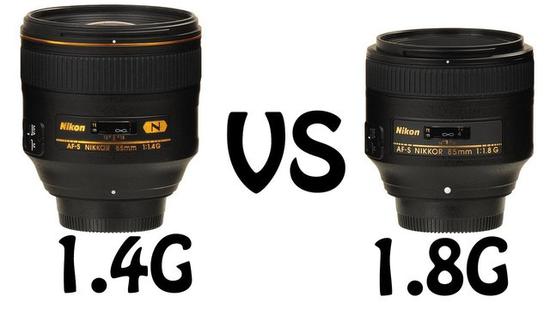 f/1.4比f/1.8光圈更大，镜头也更高级，也要贵很多