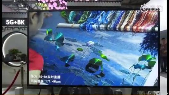 现场刺绣5G+8K直播