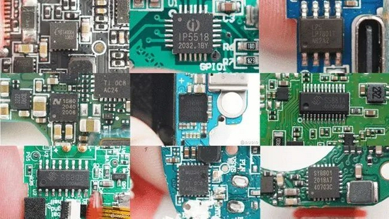 ▲一些TWS耳机中的电源管理芯片（部分为国产芯片），图片来源：我爱音频网