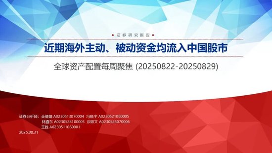 申万宏源:近期海外主动、被动资金均流入中国股市 第1张 申万宏源:近期海外主动、被动资金均流入中国股市 第1张