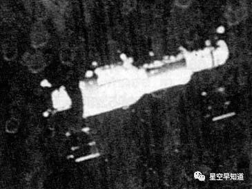“联盟11号”拍摄的“礼炮一号”空间站来源:wiki