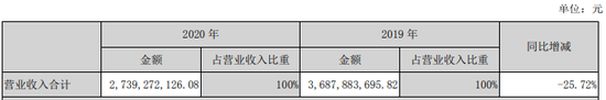 （2020年业绩报告截图）